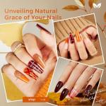 6-Piece Fall Nail Polish Set with Glitter