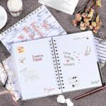 Frasukis College Ruled Spiral Notebook - 8.5" x 6.4