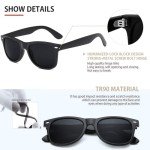 Polarized Retro Sunglasses for Men and Women