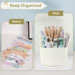 Rotating Desk Organizer & Pencil Holder Cup