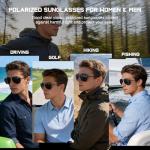 Polarized Aviator Sunglasses for Men and Women