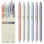 Cute 6-Pack Black Gel Pens for Journaling