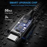 5-Pack Fast Charging USB A to C Cables