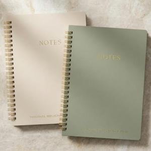 Aesthetic Spiral Notebook Set - 2 Pack