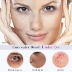 Angled Contour Concealer Brush for Under Eyes