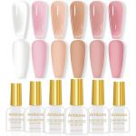 6-Color Sheer Gel Nail Polish Set
