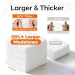 Modelones Acetone Nail Polish Remover Pads - 50 Count