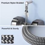 10FT USB C Cable - Black/Grey