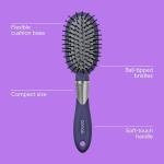 Conair Velvet Touch Detangling Travel Hairbrush