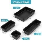 10-Piece Drawer Organizer Set with Non-Slip Dividers