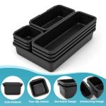 10-Piece Drawer Organizer Set with Non-Slip Dividers