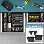 10-Piece Drawer Organizer Set with Non-Slip Dividers