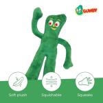 Gumby Plush Dog Toy - 9 Inch Green