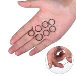 1000 Mini Black Rubber Bands for Hair Braids