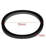 1000 Mini Black Rubber Bands for Hair Braids