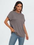 Trendy Oversized Short Sleeve Casual Top
