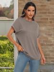 Trendy Oversized Short Sleeve Casual Top