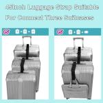 4-Pack Adjustable Luggage Straps for Easy Travel