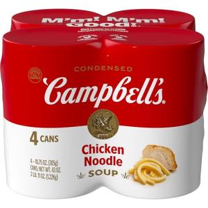 Campbell's Chicken Noodle Soup 10.75 oz (4 Pack)