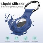 Silicone AirTag Keychain Holders - 4 Pack