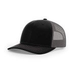 Black/Charcoal Adjustable Snapback Trucker Cap