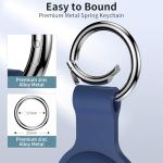 Silicone AirTag Keychain Holders - 4 Pack