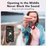 Silicone AirTag Keychain Holders - 4 Pack