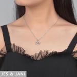 Infinity Heart Necklace for Women - Sterling Silver