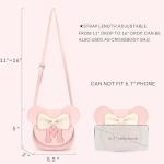 Pink Mini Mouse Bow Purse for Toddler Girls