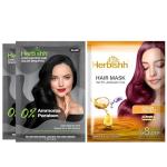 Herbishh Travel Hair Dye & Argan Mask Sachets