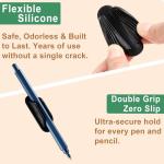 10-Pack Adhesive Pencil Holders for Desk Use