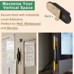 10-Pack Adhesive Pencil Holders for Desk Use