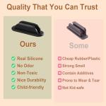 10-Pack Adhesive Pencil Holders for Desk Use