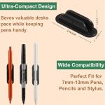 10-Pack Adhesive Pencil Holders for Desk Use