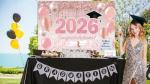 Pink Graduation Decorations for Class of 2025