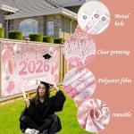 Pink Graduation Decorations for Class of 2025