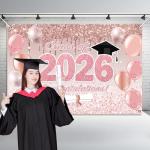 Pink Graduation Decorations for Class of 2025