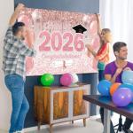 Pink Graduation Decorations for Class of 2025