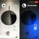 2 Pack Blue LED Night Light with Smart Sensor