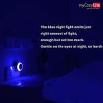 2 Pack Blue LED Night Light with Smart Sensor