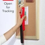 Red Stapler with 1000 Staples for Office