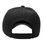 Black Adjustable Baseball Cap for All Seasons