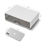 Clear Plastic Desk Organizer for Office Supplies