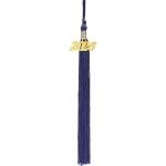 Navy Blue Graduation Cap with Tassel for Adults