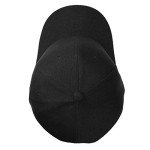 Black Adjustable Baseball Cap for All Seasons