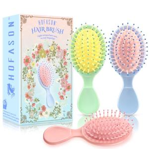 Mini Wet Hair Brush Set - 3 Pieces