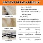 Windproof Grey Balaclava Mask for Cold Weather