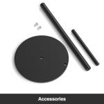 Black Stainless Steel Paper Towel Holder for Kitchen