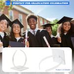 Graduation Cap Headband - Clear Hair Accessory