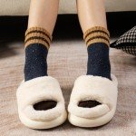 5 Pairs Wool Socks for Women - Comfortable and Warm Womens Wool Socks, Wool Socks Women, Classic Women's Winter Socks, Super Soft Crew Socks for Women, Thick Knit Cabin Cozy Wool Socks Gifts For Women
